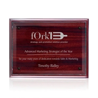 Rosewood Plaque.... from ASI 84592 St Regis Group / Prestige Glass