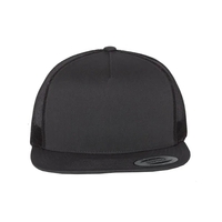 Classic trucker cap with flat bill. Blank.... from ASI 84358 S&S Activewear