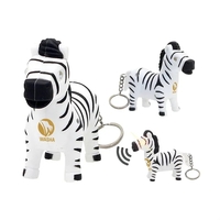Zebra LED Keychain... from ASI 31517 Admart Products / Admart Line