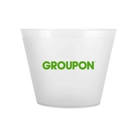 9 oz, frosted plastic cups; BPA free and American-made.... from ASI 91880...