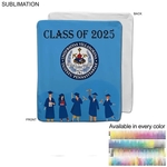 Graduation Blanket in soft Microfleece, 50x60, Couch size