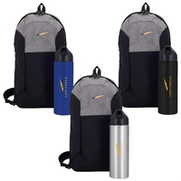 Pac-It Ready Sling Bag & Water Bottle Gift Set