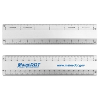 6" 4-Bevel Double-Calibration Engineer Scale