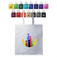 Popular tote bag, 80 GSM non-woven polypropylene, 13 1/2" x 14... from ASI...