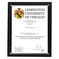 Clear acrylic magnetic certificate/insert holder.... from ASI 62660...