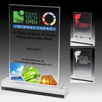 6" x 7 3/4" x 3/8" rectangle shaped acrylic award.... from ASI 62660...