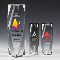 2" Thick Obelisk Acrylic Award