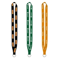 3/4" Imported Dye-Sublimated Lanyard with Split Ring