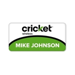 1/8" Acrylic Name Badge 3" x 1.5"