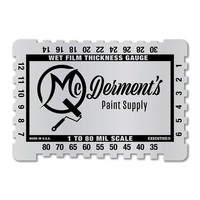 1-80 Mils/25-2032 Microns Metalphoto® Wet Film Gauge