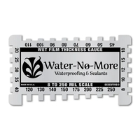 8-250 Mils/203-6350 Microns Metalphoto® Wet Film Gauge