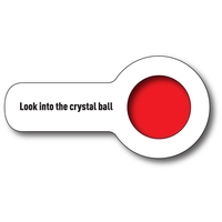 Custom Spy Glass Decoder - Secret Reveal Lens - One Color... from ASI 80485...