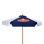 7' Wood Market Umbrella Kit With Valance (1 Imprint)