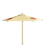 7' Wood Market Umbrella Kit (3 Imprints)