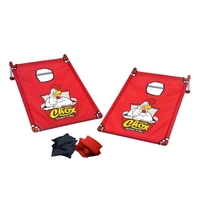 Take your favorite game anywhere with this lightweight cornhole set...