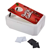 Cornhole Cooler with Imprint on Game Top