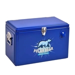 Metal Tool Box Cooler, Front Imprint