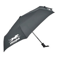This sleek and travel-friendly umbrella is designed for on-the-go protection...