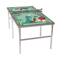 With a blend of portability and durability, this complete table tennis......