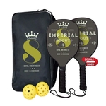 Pickleball Set Plus, Double-Sided Paddles