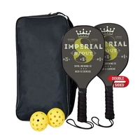 Pickleball Set with Double-Sided Paddles