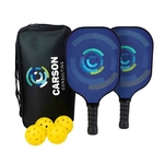 Deluxe Pickleball Plus Set Single-Sided Paddles