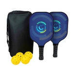 Deluxe Pickleball Set Single-Sided Paddles