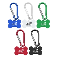 Aluminum Pet Tag with Carabiner... from ASI 74585 Nu Promo International / Nu...