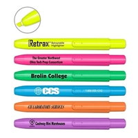 RetraxA® Retractable Fluorescent Highlighter