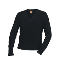A+ Uniforms - Sweaters - Unisex Jersey V-Neck Long-Sleeve...... from ASI...
