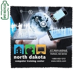 10" x 10"Recycled RPET Full Color Import Air Ship Microfiber