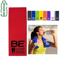 Recycled RPET Cooling Towel - 12" W x 32" H