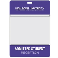 Event Badge with Pocket, Super Size (4.3125" x 6")