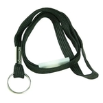 Flat Nylon Breakaway Lanyard with Split Ring