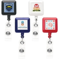Square "BETTER" Retractable Badge Reel (opaque)