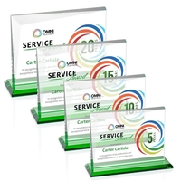 Mirela VividPrint™ Award - Green... from ASI 84592 St Regis Group / St Regis