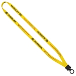 1/2" Dye Sublimated Stretchy Elastic Lanyard