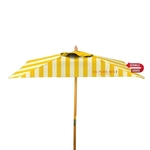 8' Square Wood Market Umbrella Double-Sided Dye Sub Kit