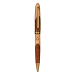 Wide Maple/Rosewood Pen