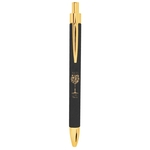 Black Laserable Leatherette Pen
