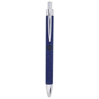 Blue Laserable Leatherette Pen
