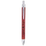 Rose Laserable Leatherette Pen