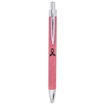 Pink Laserable Leatherette Pen