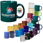 11oz C-Handle Stoneware Mug, spot color