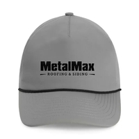 Imperial 5054U 5-Panel The Harrison performance rope cap with leatherette...