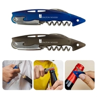 This 3-in-1 wine tool includes a corkscrew, bottle opener and foil... from...