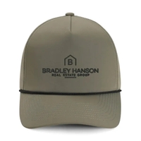 Imperial 5054 5-Panel Wrightson performance rope cap with leatherette patch...