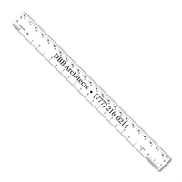 12 inch .020 flexible PVC ruler with architect or engineer scales.... from...