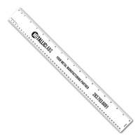 18" Flexible PVC Ruler with Tinner Circumference Scales