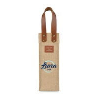 Out of The Woods® Jute Wine Tote